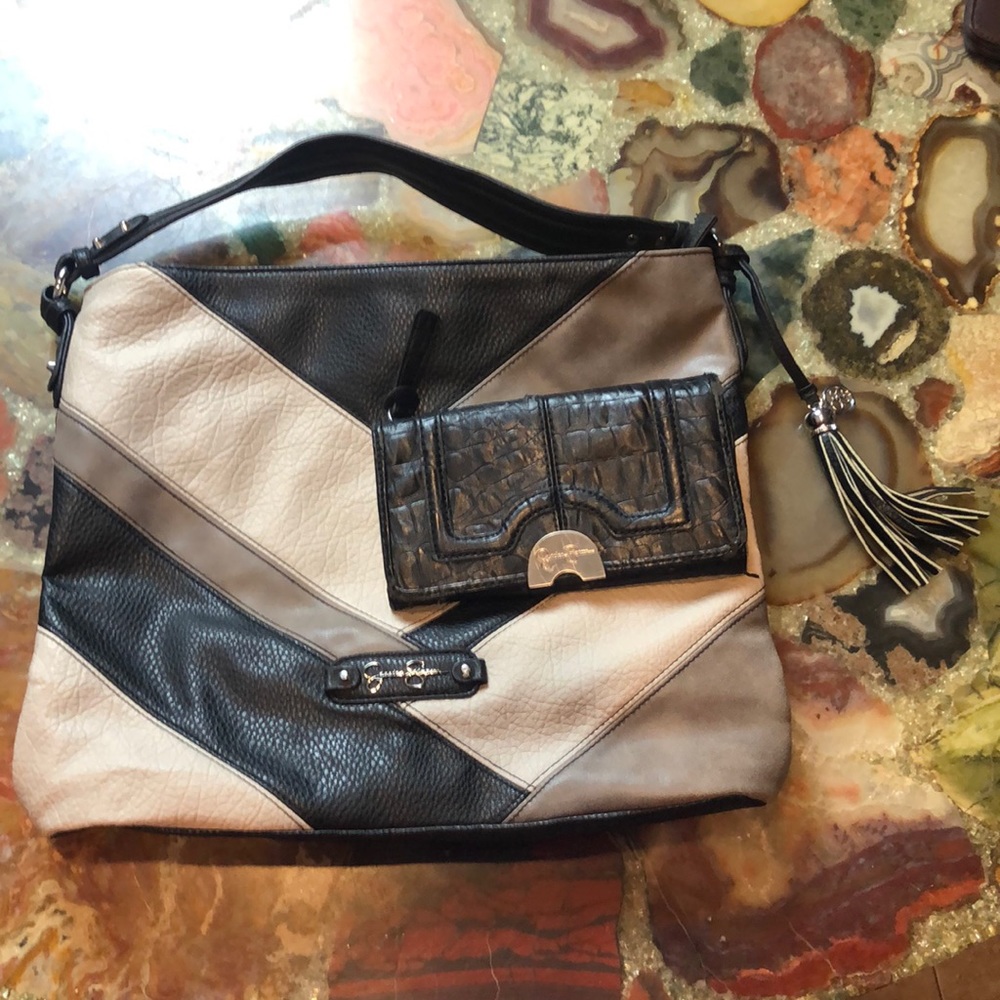 Jessica Simpson Bag Black Grey